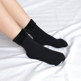 1 Pair Winter Warm Female Male Thicken Thermal Wool Cashmere Snow Socks Unisex Seamless Velvet Boots Floor Sleeping Socks Women