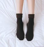 1 Pair Winter Warm Female Male Thicken Thermal Wool Cashmere Snow Socks Unisex Seamless Velvet Boots Floor Sleeping Socks Women