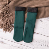 1 Pair Winter Warm Female Male Thicken Thermal Wool Cashmere Snow Socks Unisex Seamless Velvet Boots Floor Sleeping Socks Women