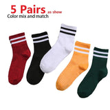 10 Pairs Women Socks Breathable Sports socks Solid Color Boat socks Comfortable Cotton Ankle Socks White Black ~