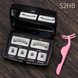 Genailish 3D Magnetic Eyeashes false eyelashes 1 pair 3d eye lashes extension lashes natural custom packaging Box Acrylic SCT05