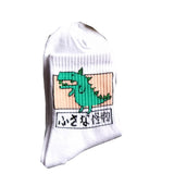 new fashion Harajuku women girls Hip Hop long socks cute Animal dinosaur socks for  ladies  funny japan  cartoon socks