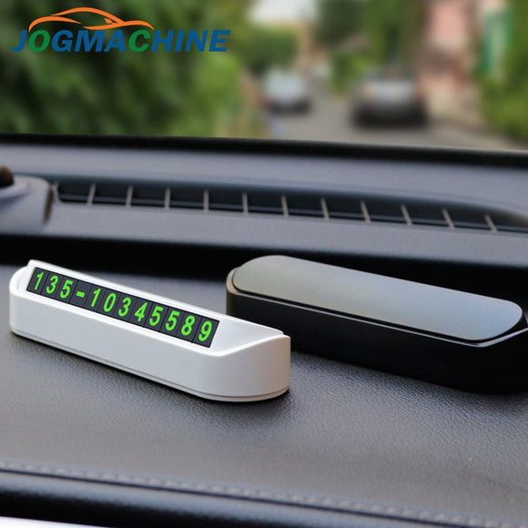 Car Temporary Parking Card Phone Number Card Plate Telephone Number Car Park Stop Automobile Accessories Car-styling