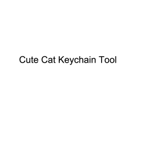 Fashion Women Men Keychain Cute Cat Original Tool Key Chain Key Chain