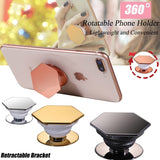 Baseuer Plating Finger Grip Phone Accessories Holder Expanding Stand Bracket For iPhone Huawei Xiaomi Air Bag Socket