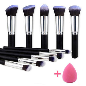 Makeup Brushes tool set 10pcs Professional Powder Foundation Eyeshadow Make Up Brushes Cosmetics Soft Synthetic Hair