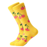 MYORED 1 pair men socks cotton funny crew socks cartoon animal fruit dog women socks novelty gift socks for spring autumn winter