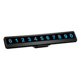 Phone Number Car Parking Number Plate Universal Car Luminous Parking Number Plate Hidden Card Auto Interior Car Accessories