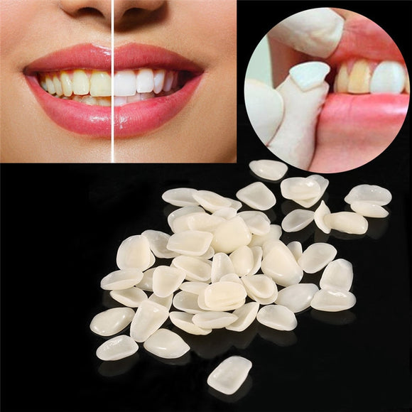 1 bag  Dental Temporary Crown Ultra Thin Resin Whitening Teeth Anterior Shade dentist Tooth Veneers
