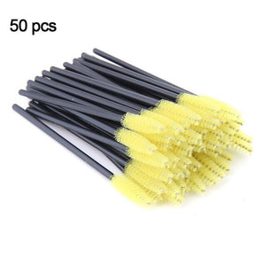 50 Pcs Eyelash Brushes Makeup Brushes Disposable Mascara Wands Applicator Eye lashes Cosmetic Brush Maquiagem Cilio Makeups Tool