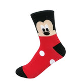 Disney Women Socks Cartoon Animal  mouse socks cute Kawaii Funny ankle Socks invisible Silicone slip Socks girl Cotton boat sock