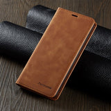 Leather Flip A50 A60 A70 A40 A30 A20 A10 A51 A71 Case For Samsung S9 S8 S7 Edge S10 J4 J6 Plus A7 A8 2018 Note 9 10 Magnet Cover