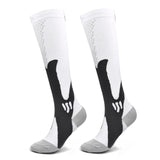 Men Women Compression Socks Fit For Sports Black Compression Socks For Anti Fatigue Pain Relief Knee High Stockings EU 39-47