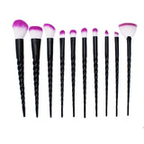 Professional 5/10PCS White Handle Makeup Brushes Set Foundation Blending Blush Face Shading Cosmetic Brush Make Up Kit 5 Colors