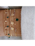 ZHINI Bohemian Charm Gold Bracelet for Women Fashion Multilayer Bracelets & Banglet Set Accessories 2019 Bijoux