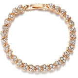 Fashion Roman Style Bracelets for Women Snap Button Jewelry Bracelets Crystal Charm Bracelets Gifts