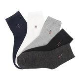 5 Pairs Men Socks Solid Color Cotton Classical Businness Casual Socks Summer Autumn Excellent Quality Breathable Male Sock meias