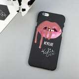 Sexy MakeUp Lips Lipstick Kylie Jenner Lips Cosmetics Hard Black Phone Case for iPhone X 10 5 5S SE 6 6S Plus 7 7Plus 8 8 Plus