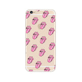 Luxury Fashion Sexy Girl Kylie Lips Phone Case For iPhone 6 6S 5 5S SE 7 7Plus Transparent PC Back Cover For iPhone X 8 Plus