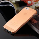 0.3mm Ultra Thin Matte Mobile Phone Bag Case for iPhone 5 5S SE 6 6S 7 Plus 8 Plus 4 4S 5C X Translucent Clear Capa Funda Coque
