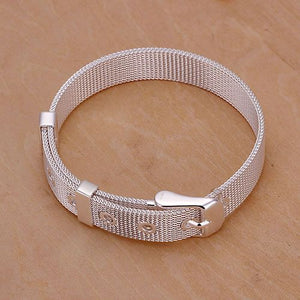 Free shipping  jewelry silver plated  jewelry bracelet fine fashion bracelet top quality wholesale and retail SMTH237