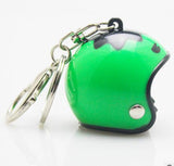 New Motorcycle Helmets Key chain Women men Cute Safety Helmet Car Keychain Bags Hot Key Ring gift Jewelry wholesale 17022