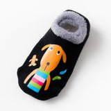 Cotton Baby Boys Girls Socks Rubber Slip-resistant Floor Socks Cartoon Infant Kids Animal Socks Winter Autumn Thicken Warm Shoes