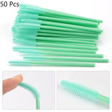 HMQ Disposable Silicone Gel Eyelash Brush Comb Mascara Wands Eye Lashes Extension Tool Professional Beauty Makeup Tool For Women