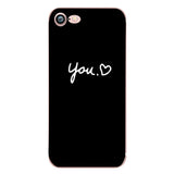 Heart Print Case For Iphone 6 S 6S Cover Phone Accessories Couple Coque Capas For Iphone 8Plus Iphone5 5S SE X XS 7 8 Plus Cases