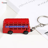 London Red&Blue Bus Key organizer Mail Box Key Holder Key Pendant Keychain Souvenir Gifts For Men Key chain Key Ring keyring