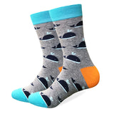 1 Pair Male Cotton Socks Colored Art Socks Multi Pattern Long Designer StreetWear Happy Funny Skateboard Socks Men's Dress Sock