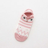 5 Pair Women Sock Spring Summer Three-dimensional Shallow Mouth Cartoon Female Cotton Invisible Cotton Japanese Cute Animal Sock