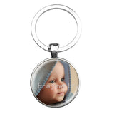 Personalized Photo Key Chains Custom Keychain Photo of Your Baby Child Mom Dad Grandparent Loved One Gift for Family  Gift