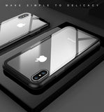 Tempered Glass Case For iPhone 7 8 6 6s Plus High Quality Clear Soft Silicone Glass Cover For iPhone 11 Pro X XR XS Max Cases
