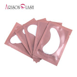 50/100 Pairs/Lot Patches for Eyelash Extension Under Eye Pads Paper Patches Pink Lint free Stickers for False Eyelashes